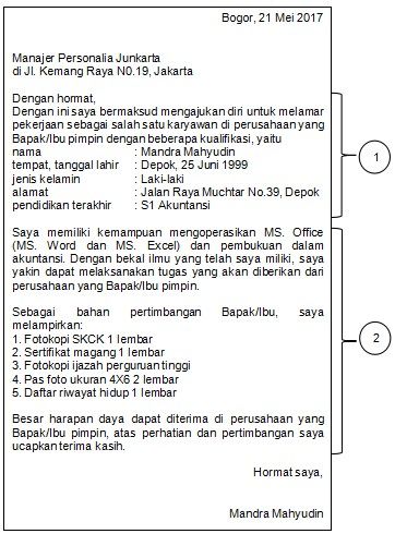 Download 70+ Contoh Surat Surat Lamaran Kerja Excel Terbaik Dan Terbaru