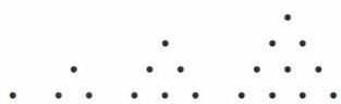 Gambar diatas menunjukkan pola banyak titik pada huruf x banyak titik pada pola ke-7 adalah