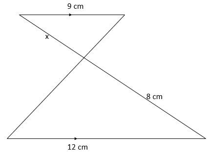 Perhatikan gambar berikut! Nilai x adalah..