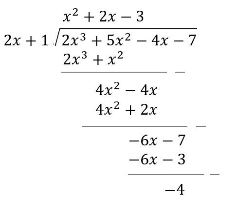 Hasil Bagi Pada Pembagian Polinomial P ( X ) = 2 X...