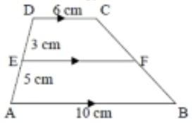 Perhatikan gambar! Tentukan Panjang EF pada