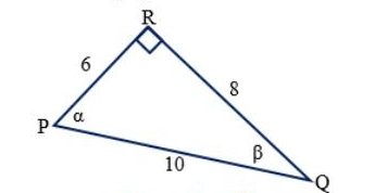 Nilai sin a pada segitiga berikut adalah