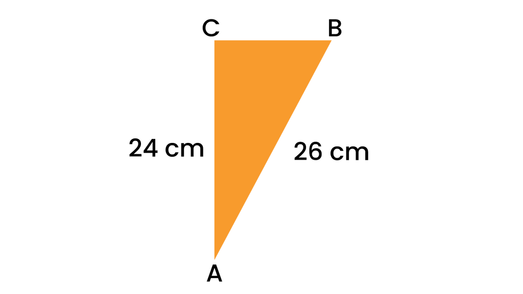 Perhatikan gambar berikut. Panjang BC = cm