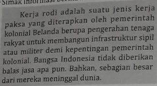 Simak Informasi Berikut Informasi Tersebut Me