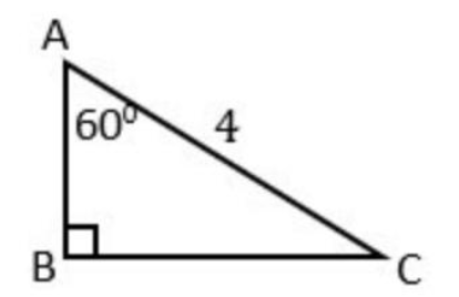 Perhatikan gambar berikut! Panjang sisi BC