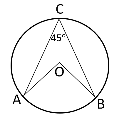 На рисунке 54 aob 50