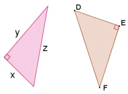 Dalam teorema pythagoras berlaku hubungan