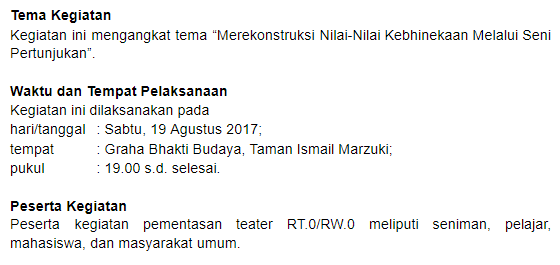 Perhatikan Kutipan Proposal Berikut! Kali...