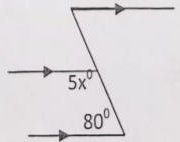 Nilai x pada gambar disamping adalah.